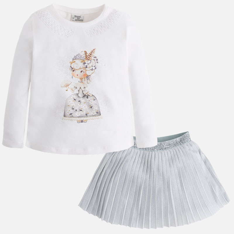 Ensemble fille jupe Mayoral
