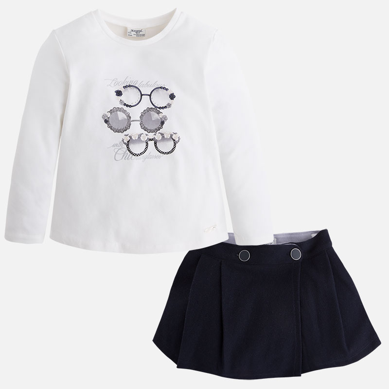 Ensemble fille jupe Mayoral
