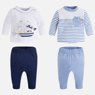 Pantalones largos jerséis bebé niño recién nacido
