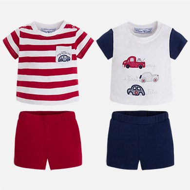 Pantalones cortos bebé niño camisetas cortas recién nacido