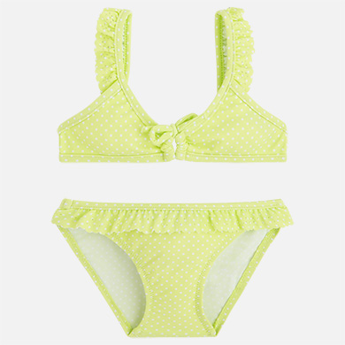 Bikini volantes y cordón 2 piezas