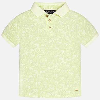Polo de niño manga corta estampado