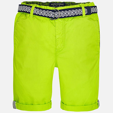 Pantalón corto chino sport cinturón niño