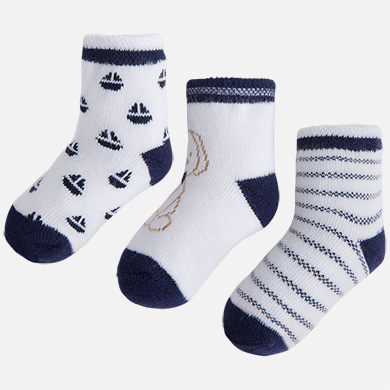 Calcetines bebé niño 3 pares varios diseños