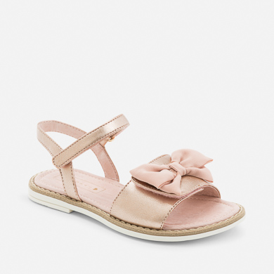 Sandalias de niña de vestir con lazo