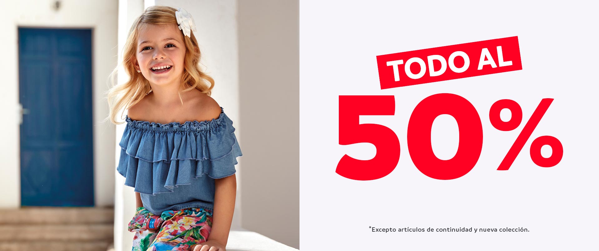 Rebajas en ropa de verano para niña