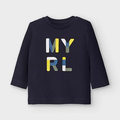 navy blue shirt for baby boy