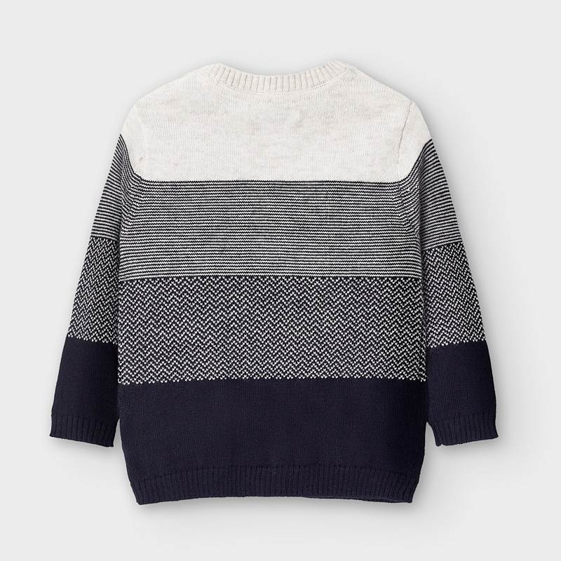 boys black round neck jumper