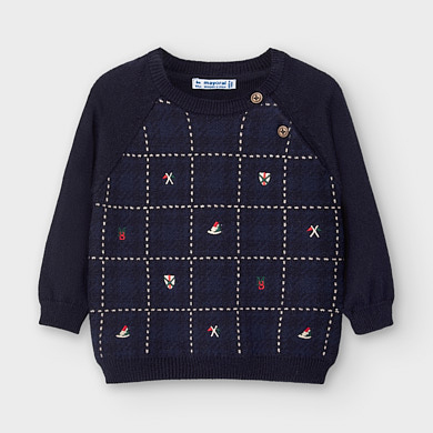 baby boy navy sweater