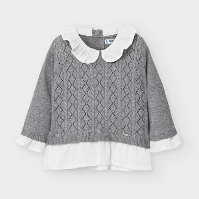 baby girl white jumper