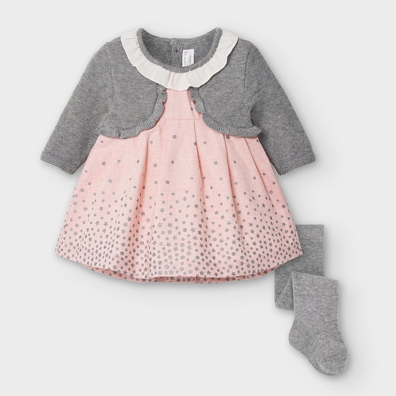 baby dress and tights