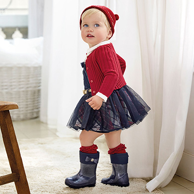 baby girl dungaree dress