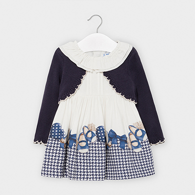 baby girl navy blue cardigan