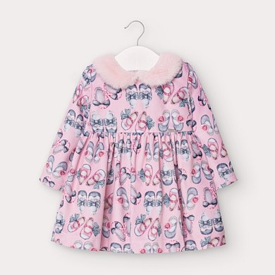 Kleid Schuh Muster Baby Madchen Rosa Mayoral