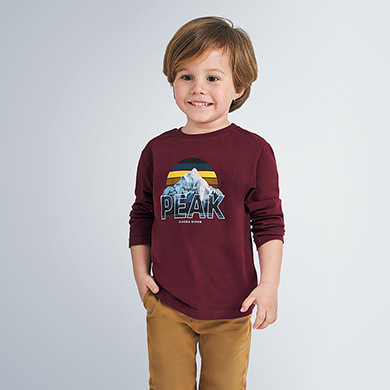 baby boy burgundy shirt