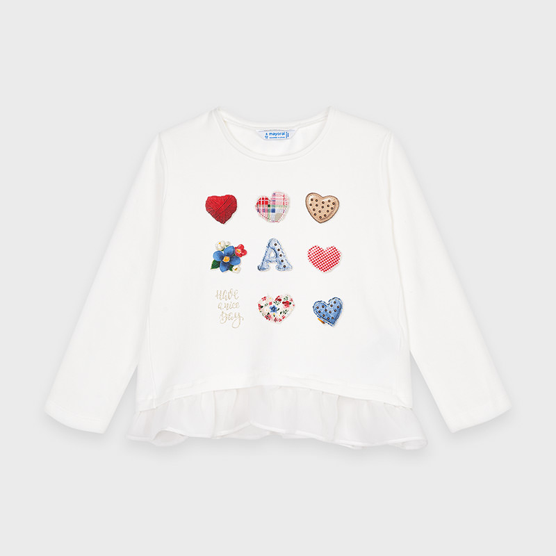 Mayoral rosa 1057rosa Baby M/ädchen Kurzarmshirt T-Shirt Kuh-Motiv