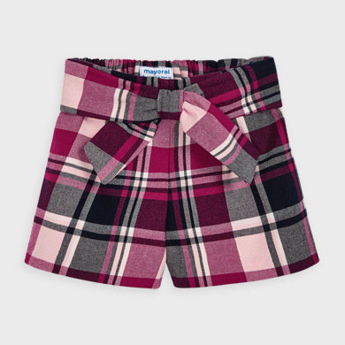 Plaid Bermuda Shorts Girl Cherry Mayoral Shop with afterpay on eligible items. mayoral