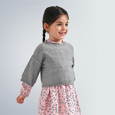 oversized sequin jumper