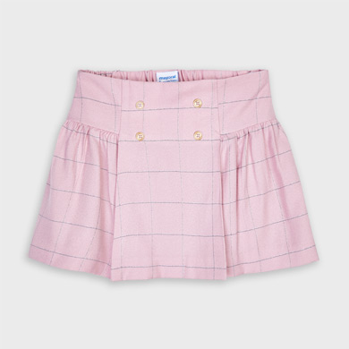 Gonna Quadri Bambina Rosa Mayoral