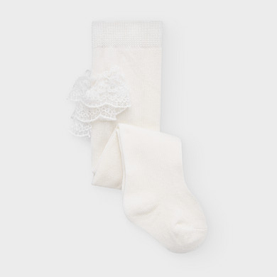 newborn white tights