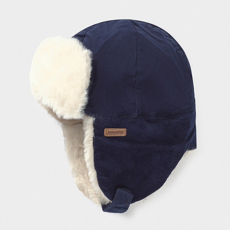 Aviator hat for baby boy Navy blue