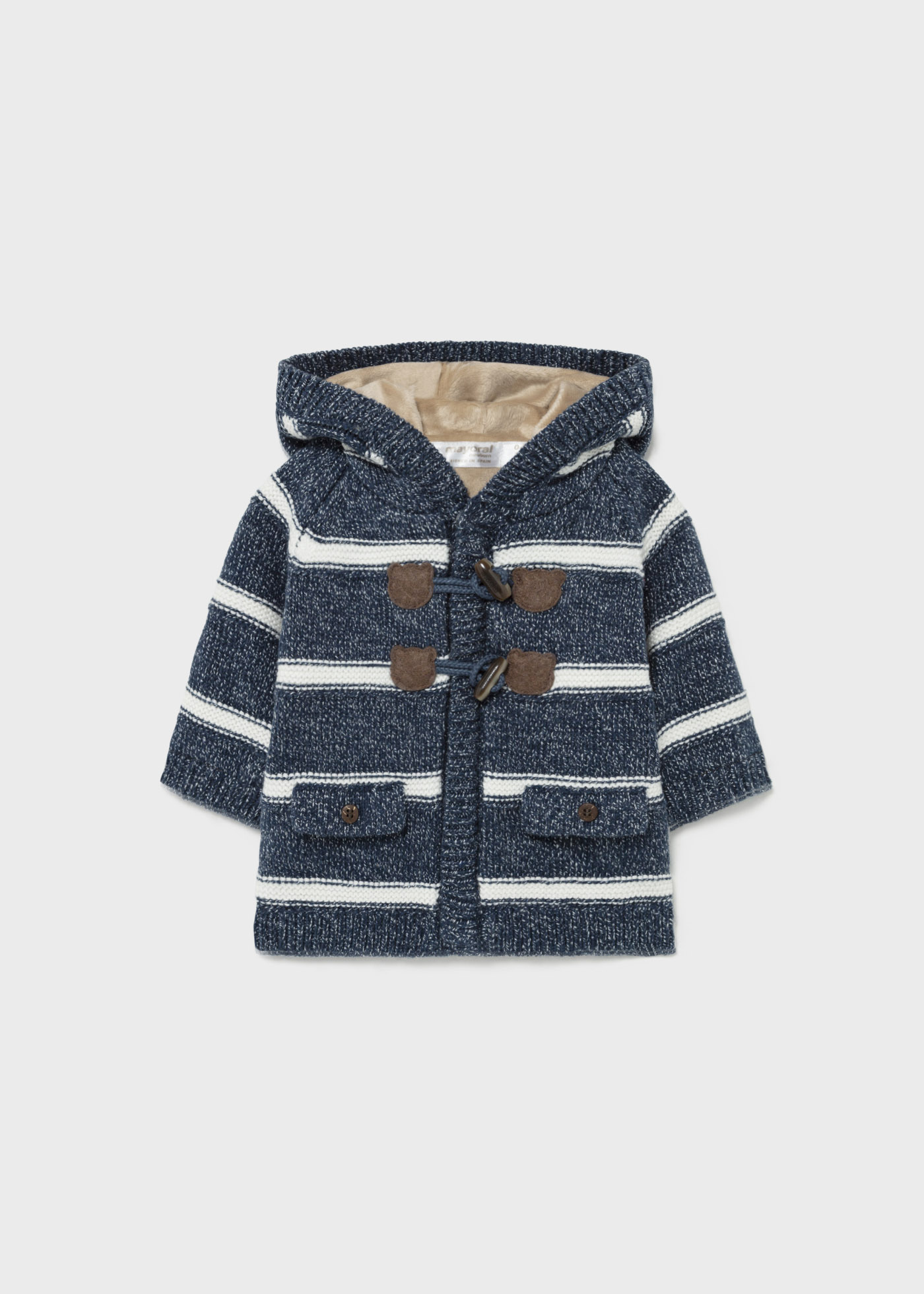 Woven Jacket For Newborn Boy Mix Blue Mayoral