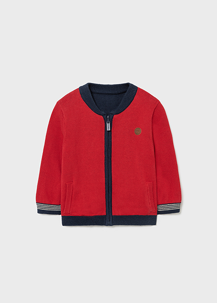 Woven Reversible Jacket For Baby Boy Blue Mayoral