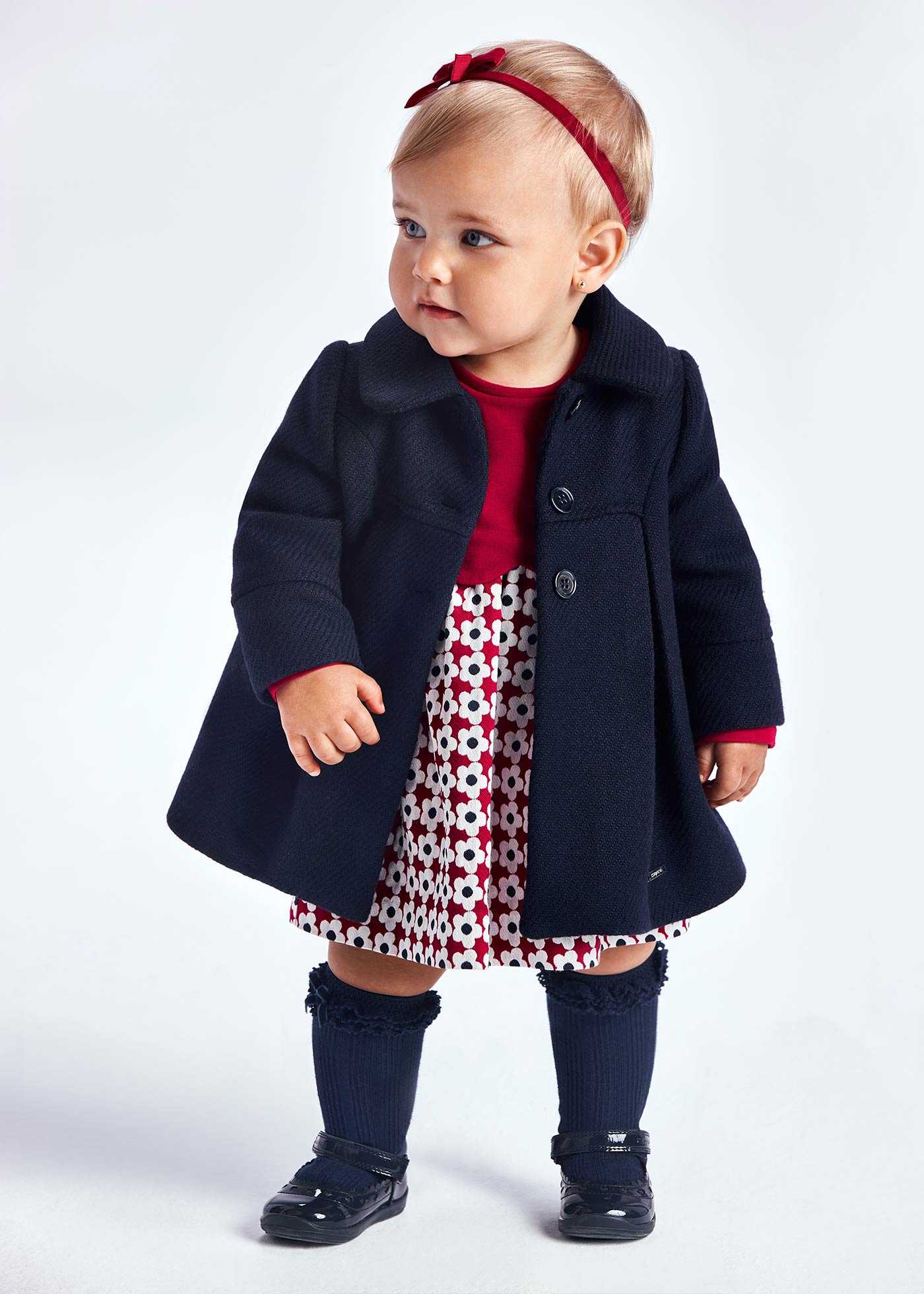 childrens navy coat