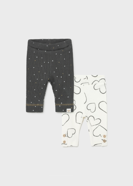 baby girl cream leggings