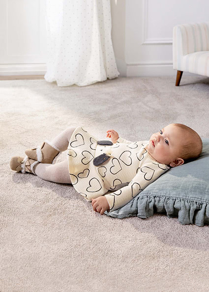 Robe Matelasse Fille Nouveau Ne Pois Chiche Mayoral