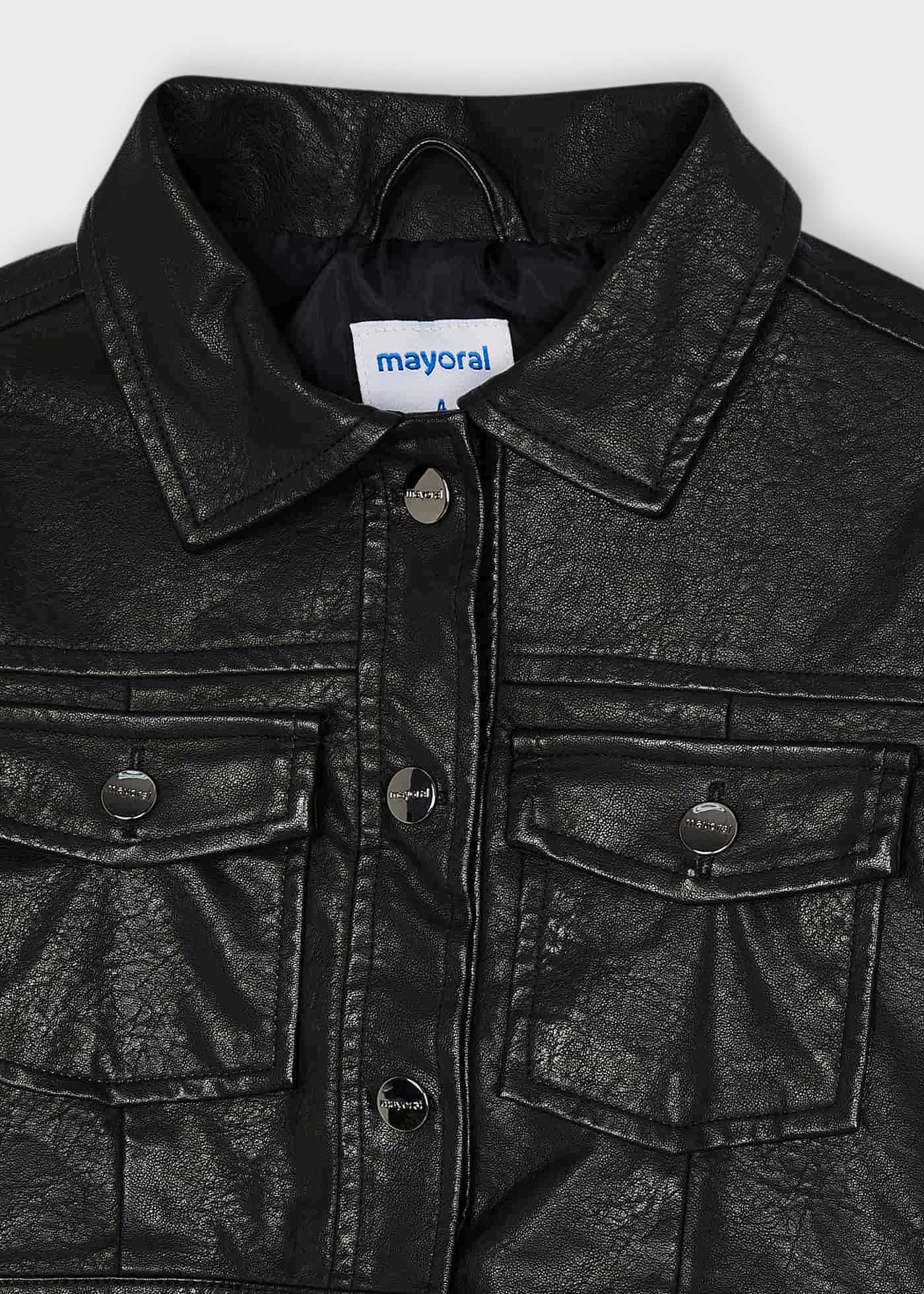 mayoral leather jacket