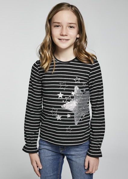 girls striped t shirt