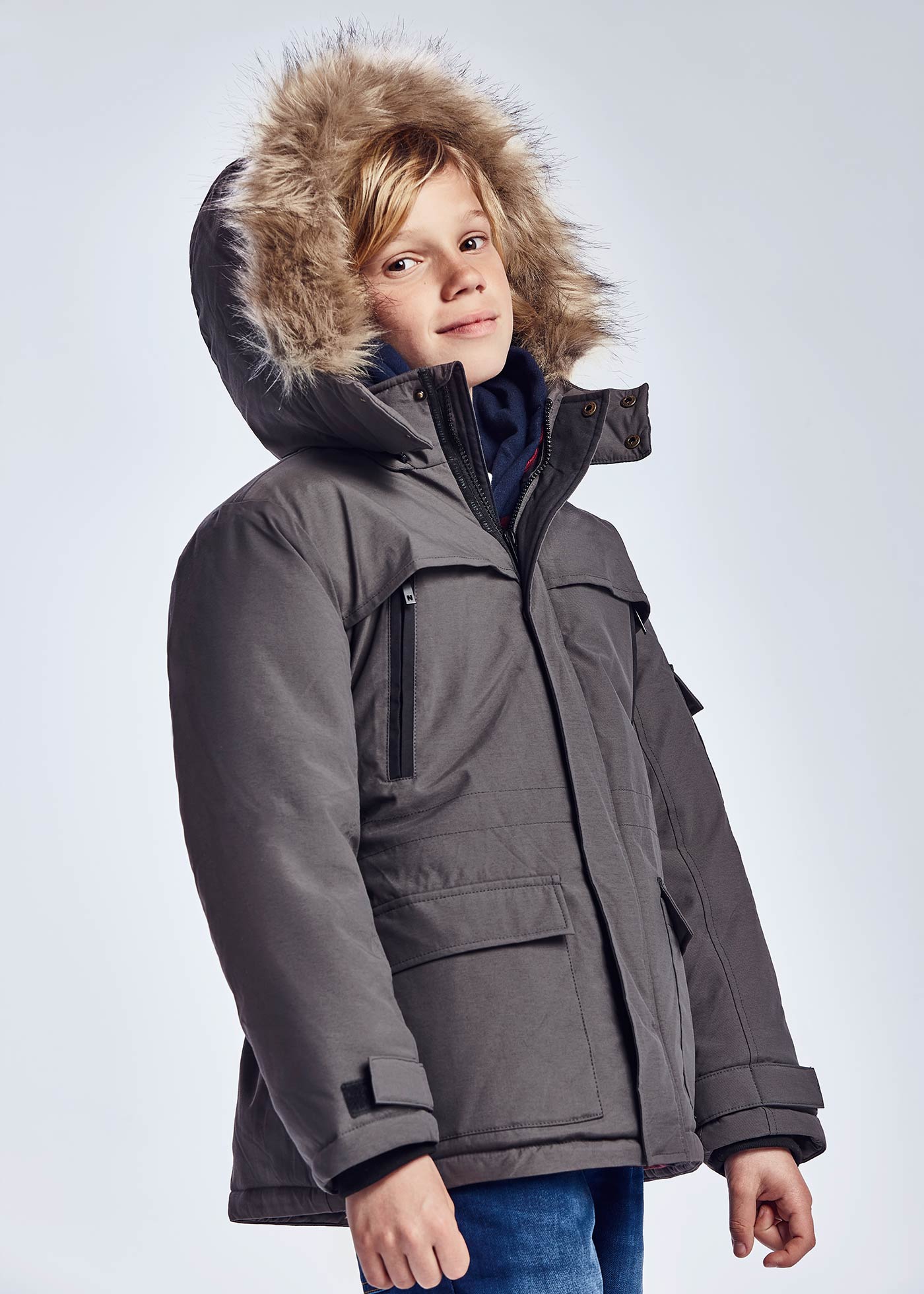 boys fur jacket