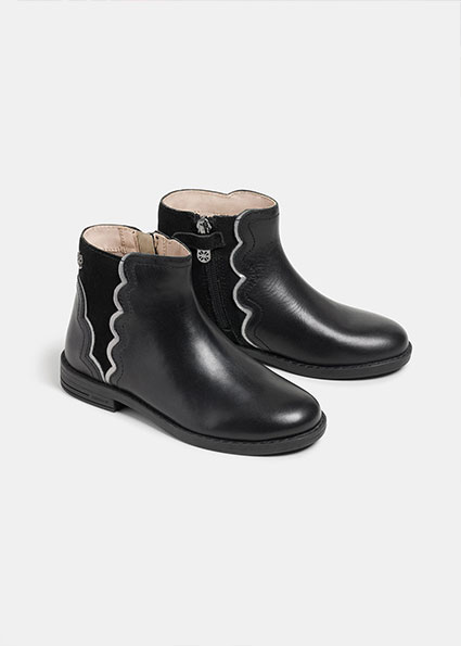 bottines cuir fille