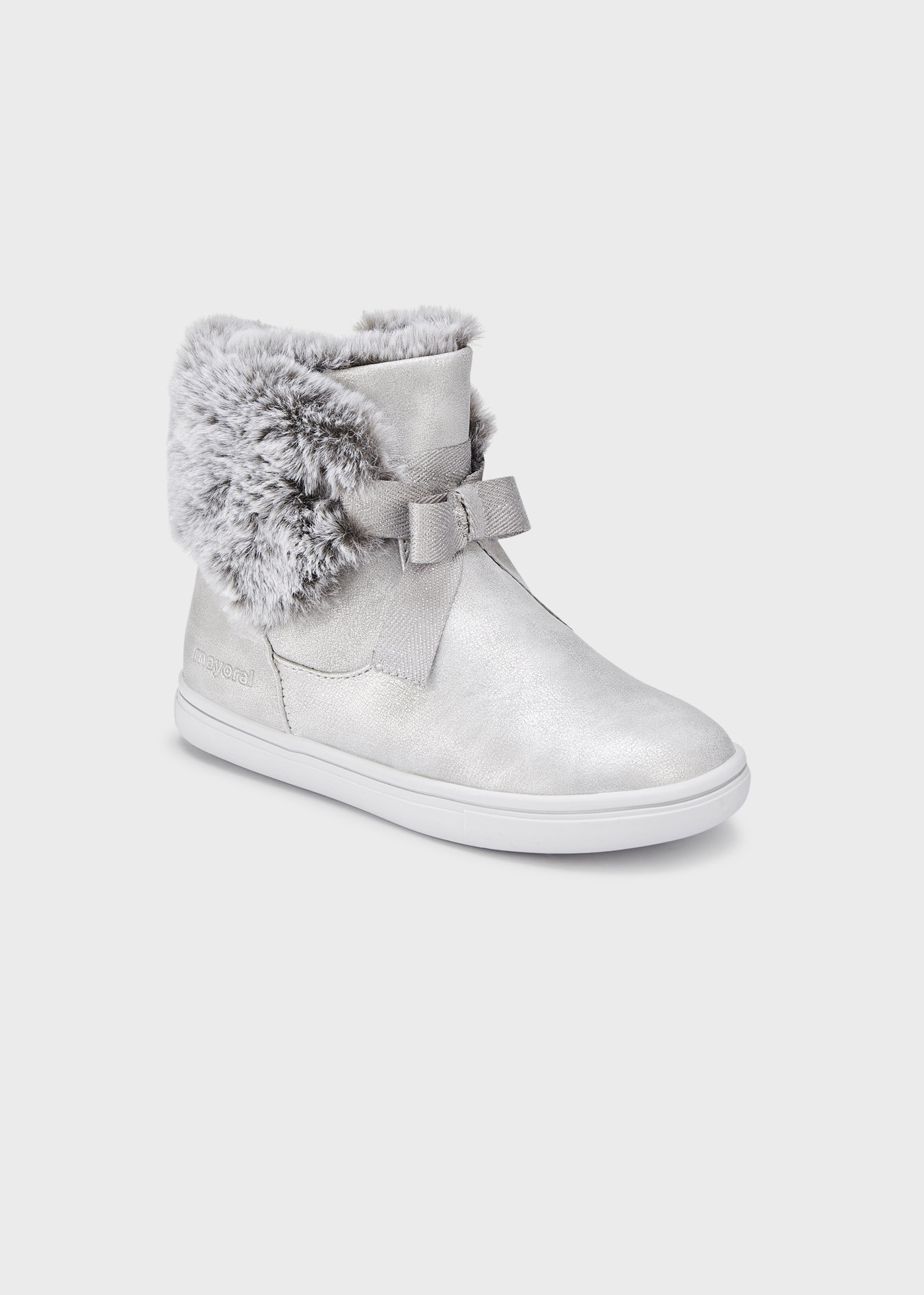 white fur lined boots