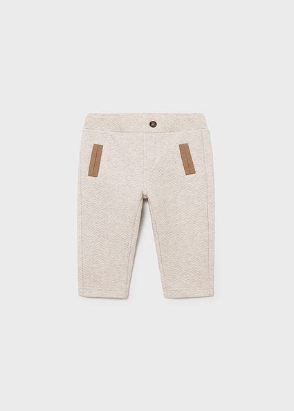 Structured Knit Trousers For Baby Boy Canela Vigore Mayoral