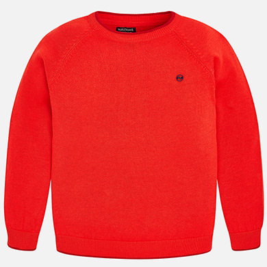 Jersey de bebé menino em tricô