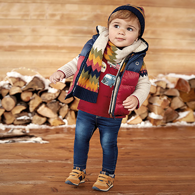 Calça ganga para bebé menino Jogger fit