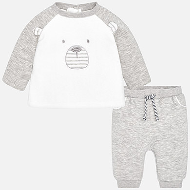 Fato de treino sweat e calça bebé menino