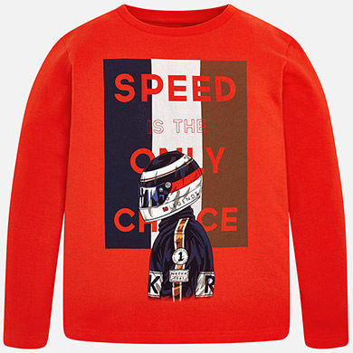 Camisola manga comprida sporty para menino