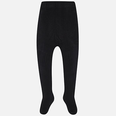 Meia calça canelada para menina