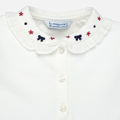 polo manica lunga bambina