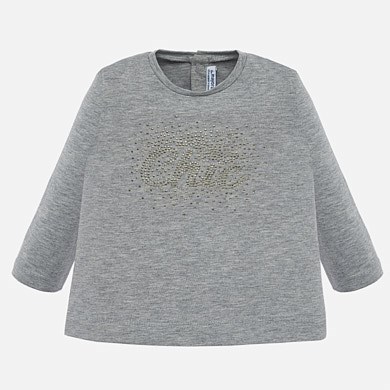 Camiseta manga larga básica chic bebé niña