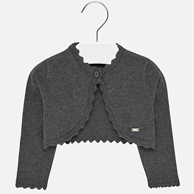 Basic short cardigan for baby girl