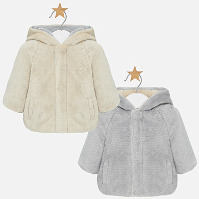 Reversible coat for newborn baby