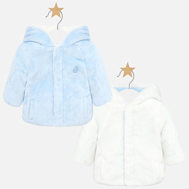 Reversible coat for newborn baby