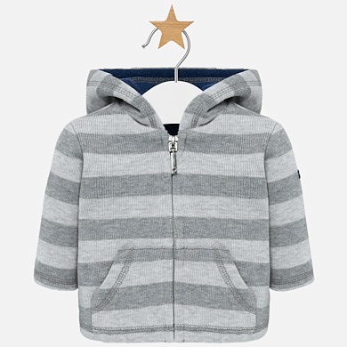 Striped sweatshirt for newborn boy