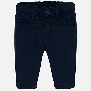 Plain trousers for newborn boy