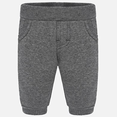 Cuffed trousers for newborn boy