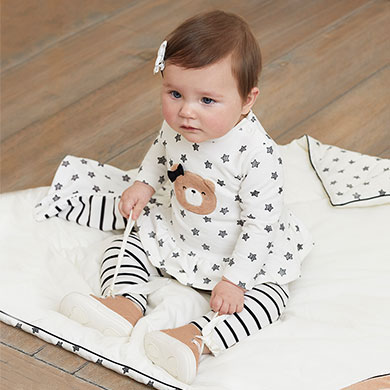 Animal set for newborn girl